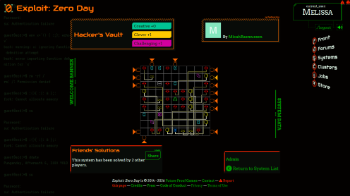The new system design, where the voting element, author information, solution info, and navigation are clearly blocked off out of the way of the puzzle, and the optional intro/outro messages tuck away into nicely labeled spaces